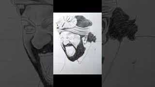 Kantara Movie drawing / kantara Rishab shetty Drawing / Arun ArtBook #shorts #kantara #drawing