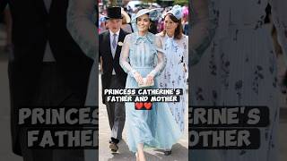 Princess Catherine with her Father and Mother gorgeous family.#uk #royalfamily #shorts