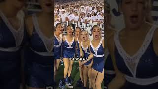 what’s one word to describe the Penn State whiteout game…? #shorts