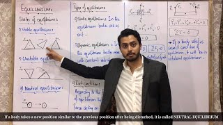 Equilibrium || types of equilibrium || conditions of equilibrium || states of equilibrium || class11