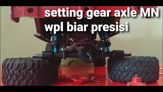 RC MN D90 WPL UPGRADE AND HOW TO SET THE AXLE GEAR