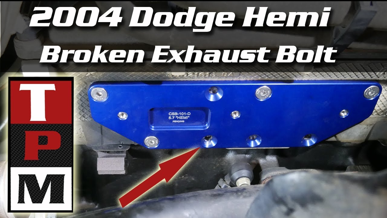 Broken Exhaust Manifolt Bolt Removal With Manibolt Driller - YouTube