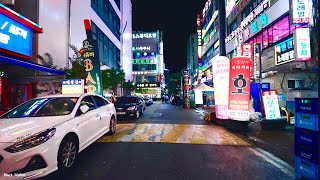 4K HDR  늦은 밤 선부동 주변 걷기 산책 Night walking