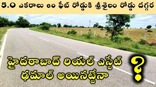 5 Acres | Srisailam Road | Agriculture Lands for Sale in Hyderabad |