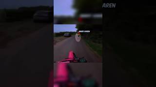 She Tried To Block Me! 😱 #karen #fail #biker