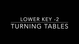 TURNING TABLES - LOWER KEY - INSTRUMENTAL/KARAOKE - ADELE