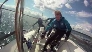 Melges 24 downwind 17 knots HD 720p