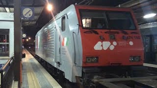 E474-101/102; tra la vecchia livrea RAILONE e la nuova livrea CFI, tra Pesaro e Falconara!!