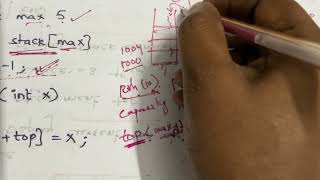 C Program Implementation Stack using Arrays