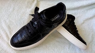 GEOX Deiven U845WC0006YC9999 - How to lace sneaker shoes with 6 holes