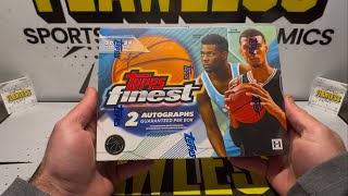 Pre Release - 2023-24 Topps Finest Basketball Hobby Box Pre Release Review Rip with Thoughts