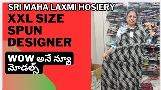 XXL size spun designer budget friendly nighties || wholesale and retail