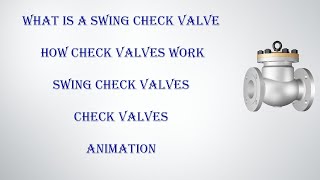 What is a Swing check valve | how Check valves work | Swing Check Valves