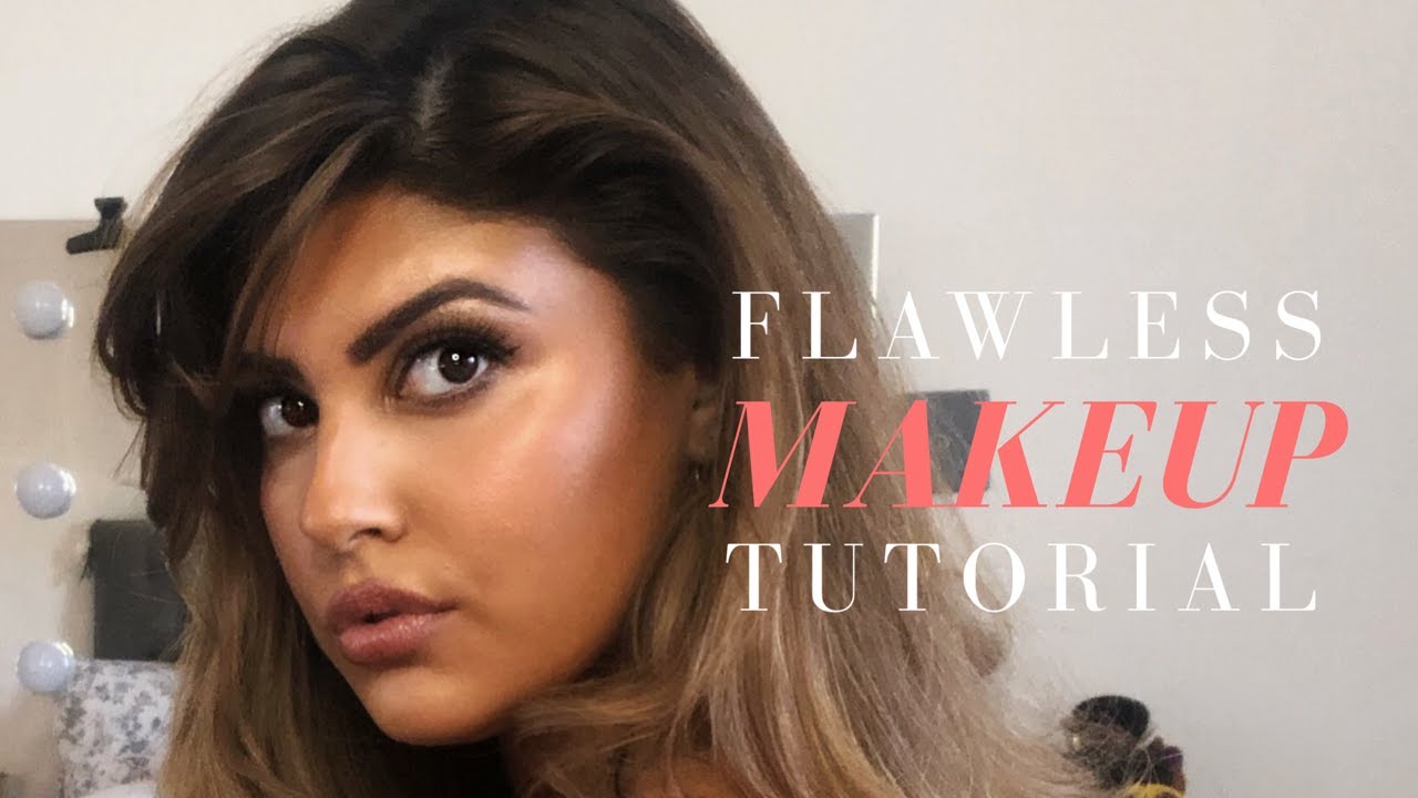 FLAWLESS FACE STEP BY STEP TUTORIAL | MelinaGaze - YouTube