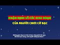 nhận định các giai đoạn của người chơi cờ bạc online