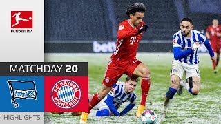 Hertha Berlin - FC Bayern München | 0-1 | Highlights | Matchday 20 – Bundesliga 2020/21