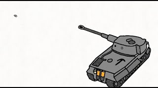 Panzer VI vs Russian Tank [Flipaclip]