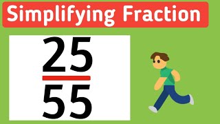 How to Simplify the Fraction 25/55