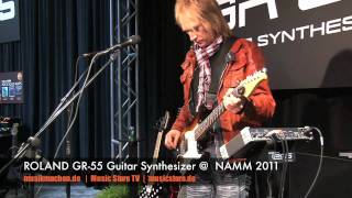 Musikmesse 2011 ROLAND GR-55 Guitar Synthesizer LIVE-DEMO