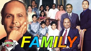 Dhirubhai Ambani Family With Parents, Wife, Son, Daughter, Sibling, Grandchildren, Career & Biograph