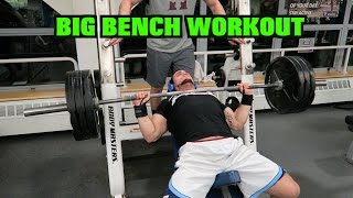 Big Bench Workout | 395 lb (180 kg) Attempt