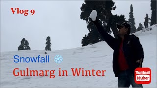 4K | A snowy Gulmarg-Kashmir in Winter | Snowfall | Winter Kashmir | Gulmarg | December Kashmir