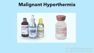 Malignant Hyperthermia - Education