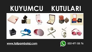 TALİP AMBALAJ KUYUMCU KUTULARI