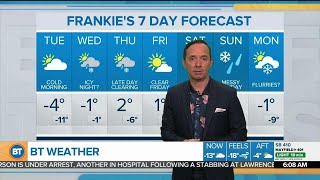 Cold start to Tuesday in the GTA