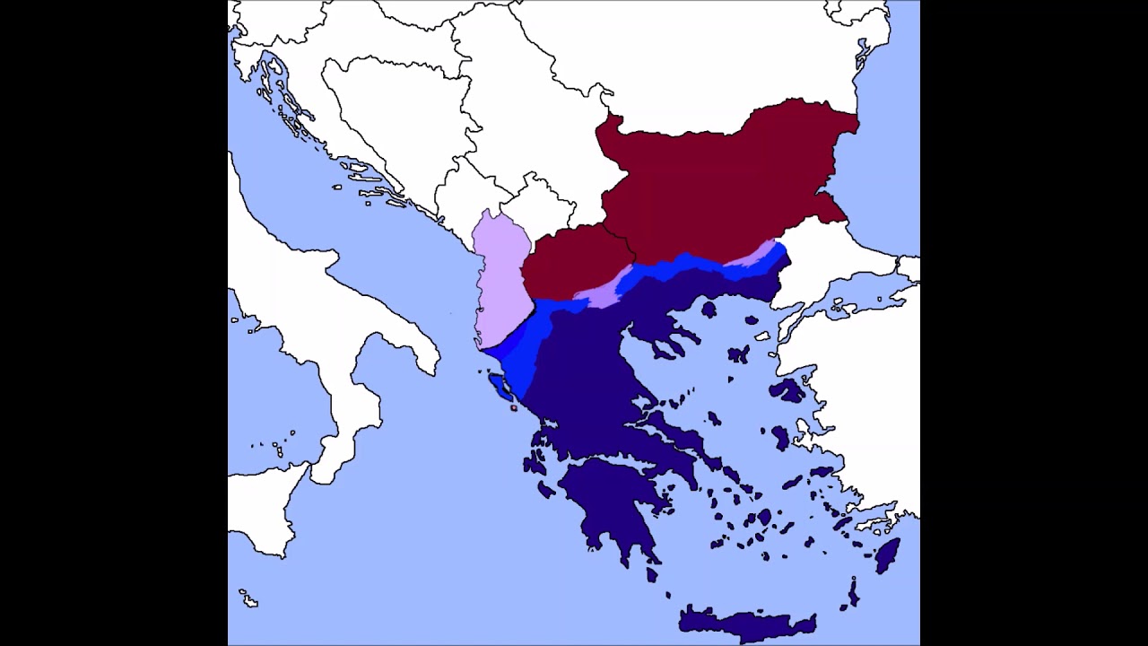 Alternate Wars:Grecce Vs Bulgaria,N. Macedonia And Albania - YouTube