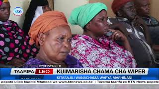 Chama cha Wiper Kwale chaanzisha mikakati ya kujiimarisha, chaanza usajili