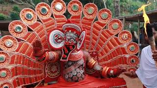 Theyyam wayanad 💥 ozhakkodi tharavattum Kandi panchamoorthy GULIKAN kav thira maholsavam  Part-5