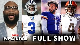 FULL NFL LIVE | ESPN breaks down Pickens skips workouts, Murray loses starting job, Watson gets paid