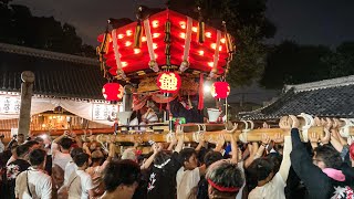 令和4年 逆祭 本宮 安中青年団 太鼓台 渋川神社宮入 2022/07/26(火)