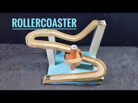 How to make a Diy Rollercoaster out of Cardboard at Home How to make a Diy Rollercoaster out of Cardboard at Home