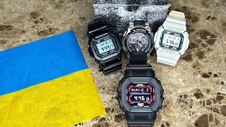 Обзор / Порівняння розмірів годинників Casio G-Shock MTG vs DW5600 vs GX-56 “KING” «КОРОЛЬ»