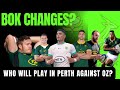 What changes can we expect from the Springboks in Perth this weekend?