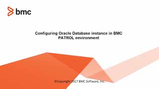 BMC TSOM Patrol:  How to Configure an Oracle Database Instance for Monitoring in PATROL environment