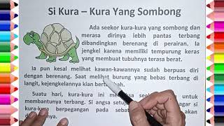 Belajar Membaca Cerita Anak Tema Si Kura -  Kura Yang Sombong