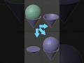 Blender how to use Boolean Modifier for difference, union, intersect #blender #cgian #b3d