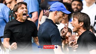 UNREAL SCENES! Tuchel and Conte SQUARE OFF at full-time! 🤬 | Both managers red carded 🟥