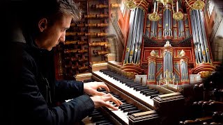'Prelude in C Major' on the most powerful Pipe Organ with Spanish Trumpets - Pau