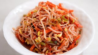 [SUB]Nutritious seasoned bean sprouts 매콤하고 아삭한 영양만점 콩나물 무침