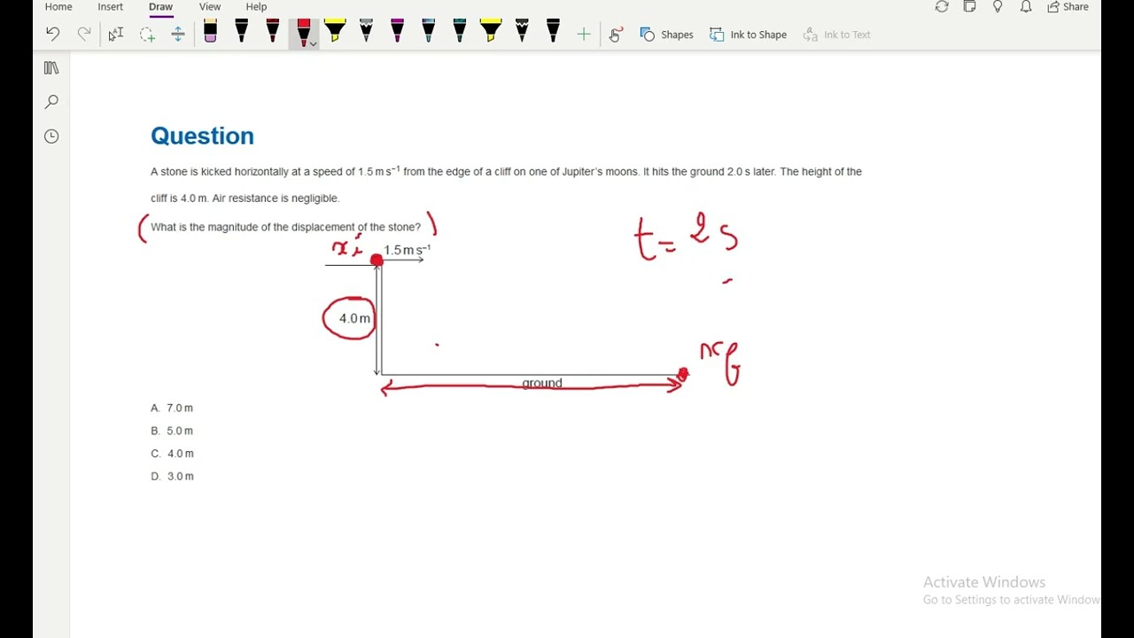 IB Physics Paper 1 Topic 2: Mechanics / PROJECTILE MOTION - YouTube