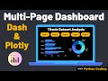 Step-by-Step Guide to Building Multi-Page Dashboard with Plotly and Dash | Python Tutorial
