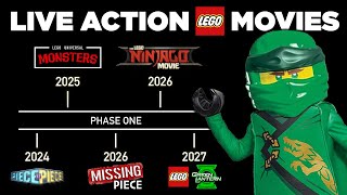 FOUR Live Action LEGO Universal Movies