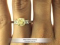 1.93ct fancy yellow cushion cut diamond engagement anniversary ring mark broumand