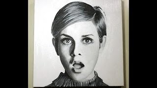 Painting of Twiggy by Moe Notsu