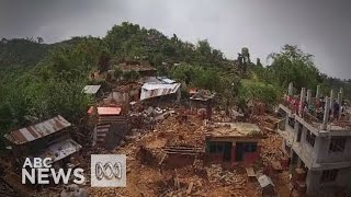 Nepal earthquake: Drone footage reveals destruction in Gorkha