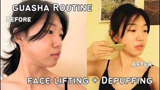 Facial Gua Sha for Face Lifting + Depuffing